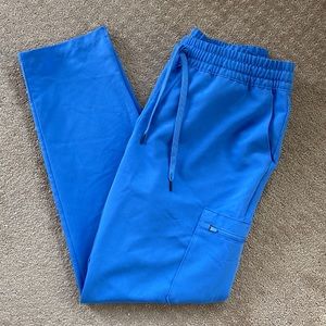 Jaanuu Medium 7-Pocket Scrub Pant Ceil Blue